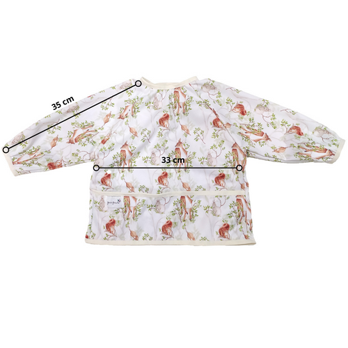 Waterproof long-sleeved bib - Pupus