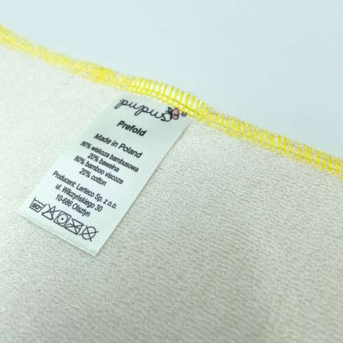 Super absorvente trifold de bambu e algodão - Pupus